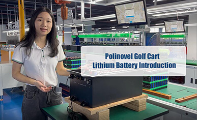 Batería de litio para carrito de golf Polinovel