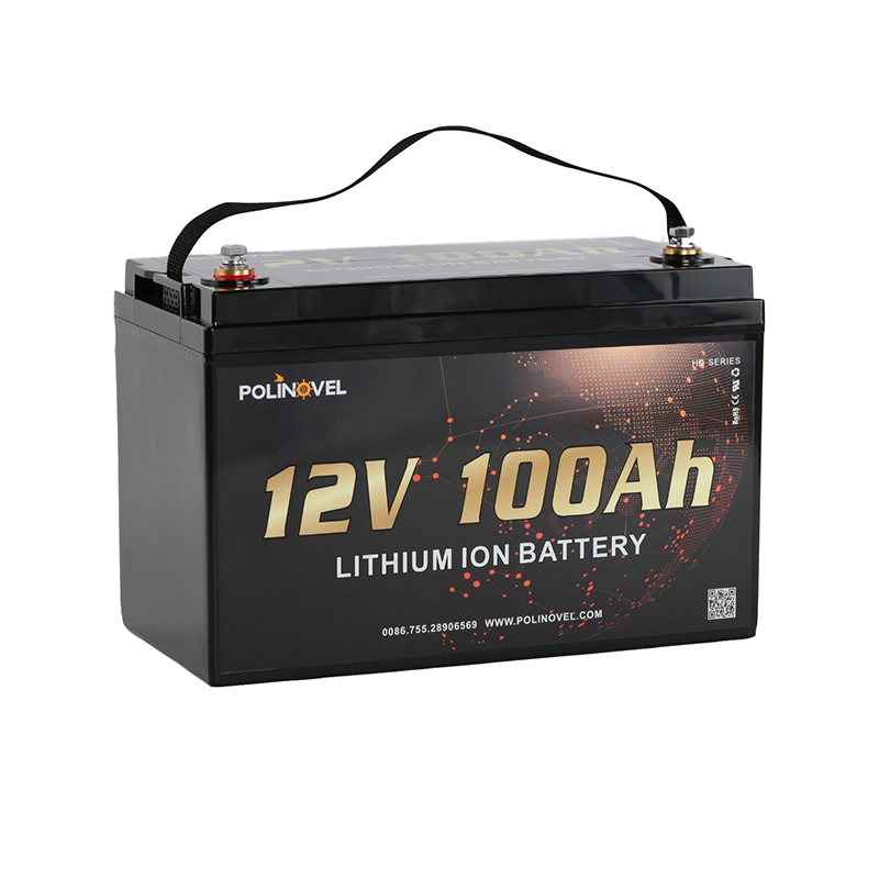 Batería de litio HD de alta calidad de 12V 100Ah para vehículos recreativos
