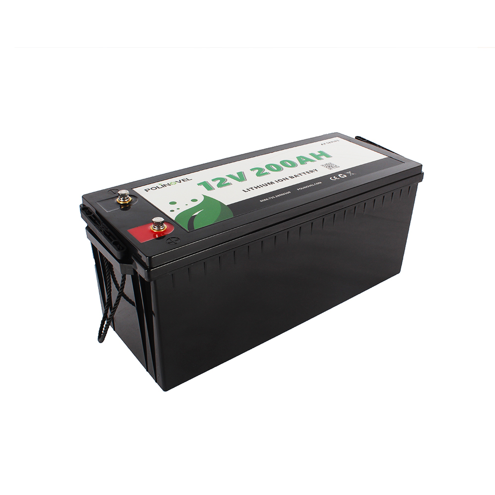Batería de litio AF de alta capacidad de 12 V y 200 Ah para vehículos eléctricos
