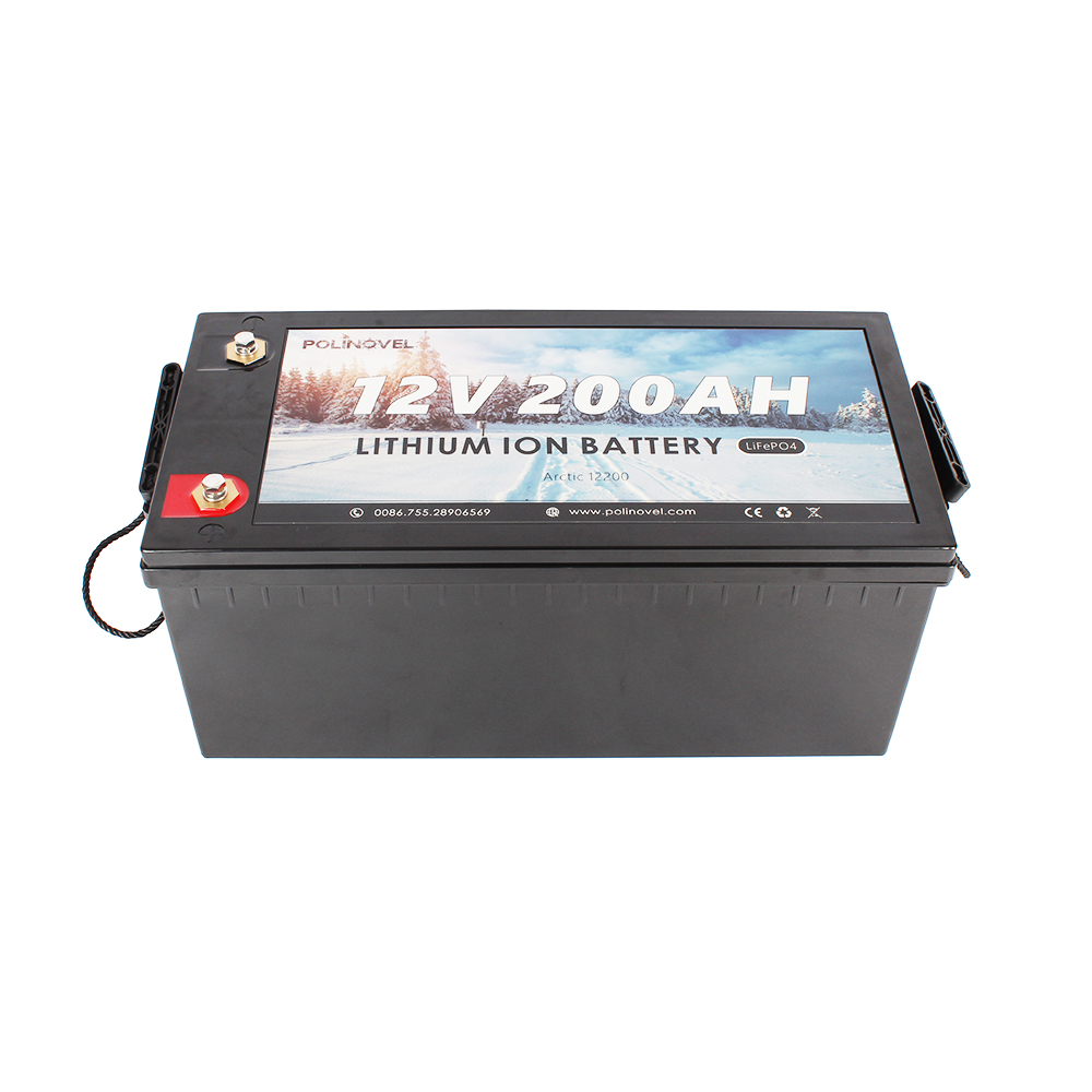 Batería de litio ártico de baja temperatura 12V 200Ah para uso marino