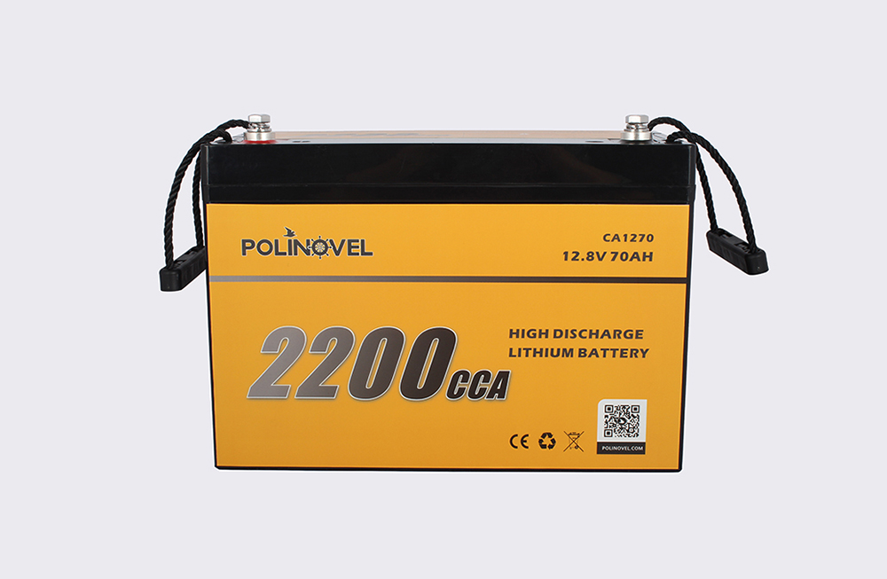 Batería de arranque de litio automotriz recargable de 12V 70Ah 2200CCA