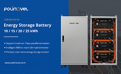 Batería de almacenamiento de energía de la serie Gabinete Polinovel