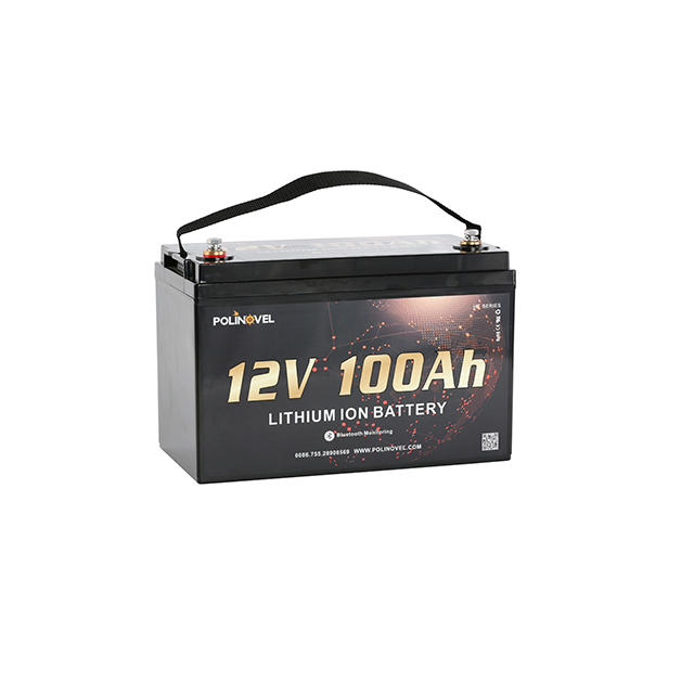 Batería de litio marina HT de 12 V y 100 Ah con Bluetooth